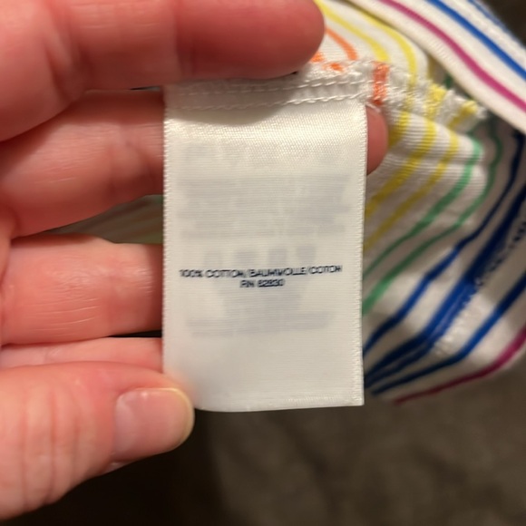 Lands' End Striped Cotton Tee - Picture 4 of 6